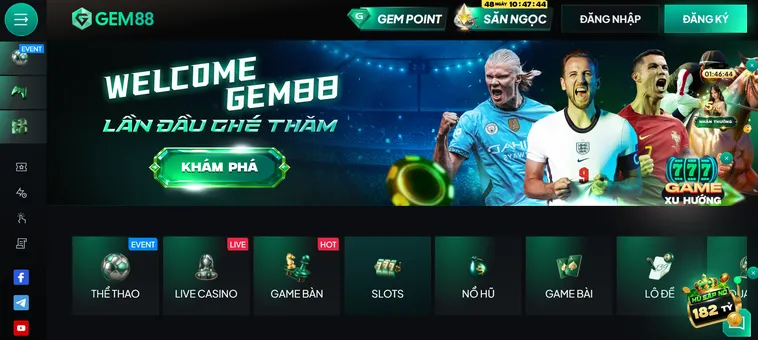 Nhà Cái Gem88 - Đấu Trường Cá Cược Trực Tuyến Nên Chơi